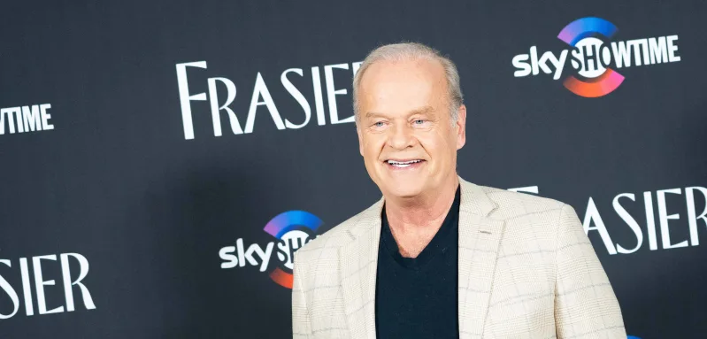 Actor Kelsey Grammer during the presentation of the new series of Frasier at the Rosewood Villamagna Hotel in Madrid, De