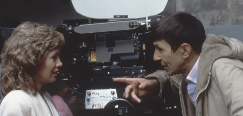 Leonard Nimoy directing 'Star Trek IV: The Voyage Home'