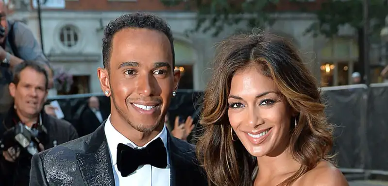 Lewis Hamilton and Nicole Scherzinger