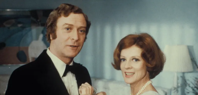 Michael Caine and Maggie Smith in 'California Suite'