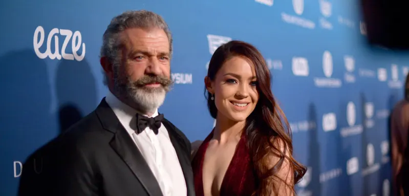 Mel Gibson and Rosalind Ross