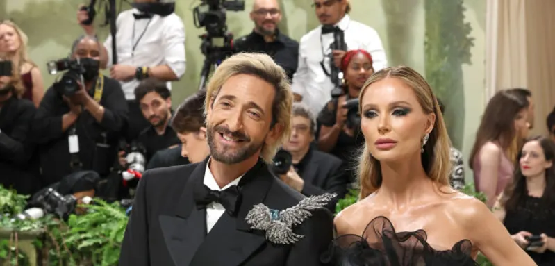 Adrien Brody and Georgina Chapman