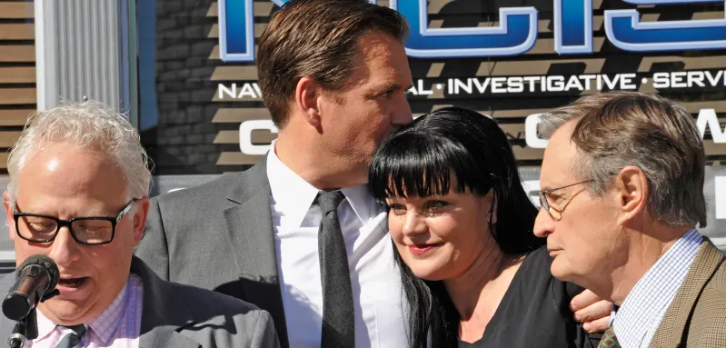 Michael Weatherly and Pauley Perrette