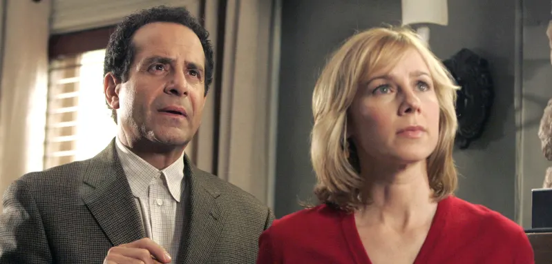 Tony Shalhoub and Traylor Howard in 'Monk'