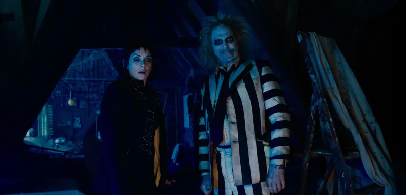 Winona Ryder and Michael Keaton in 'Beetlejuice, Beetlejuice'