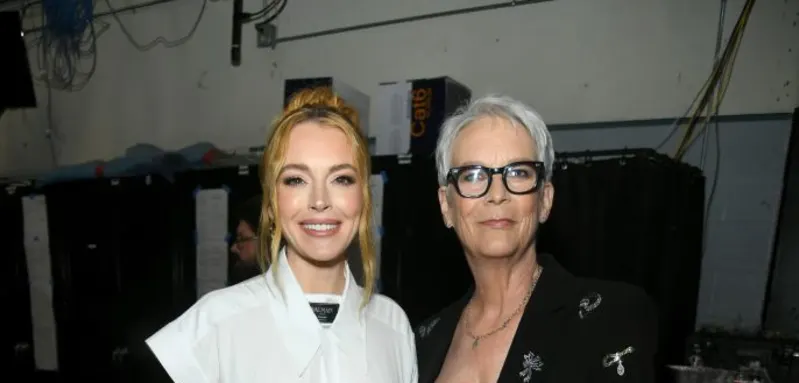 Lindsay Lohan and Jamie Lee Curtis