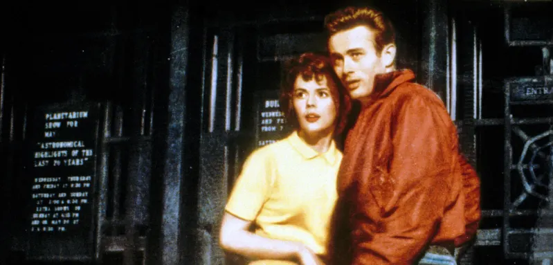Natalie Wood and James Dean in 'Rebel Without a Cause'