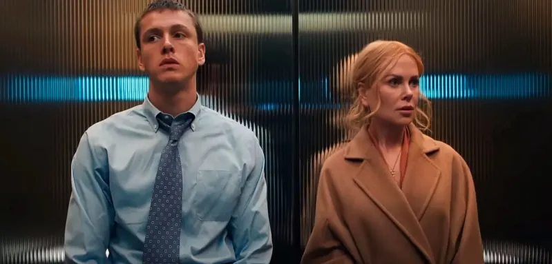 Harris Dickinson and Nicole Kidman in 'Babygirl'