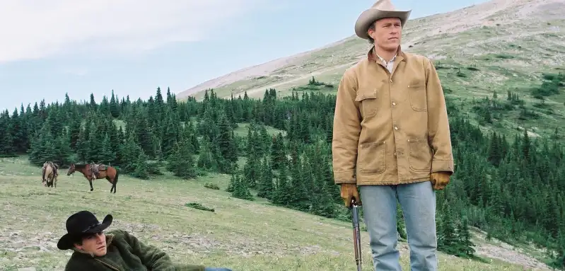 Jake Gyllenhaal and Heath Ledger in 'Brokeback Mountain'
