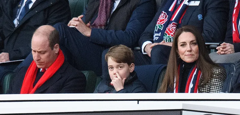 Prince George at a rugby match 2022