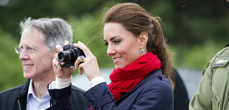 Princess Kate taking pictures