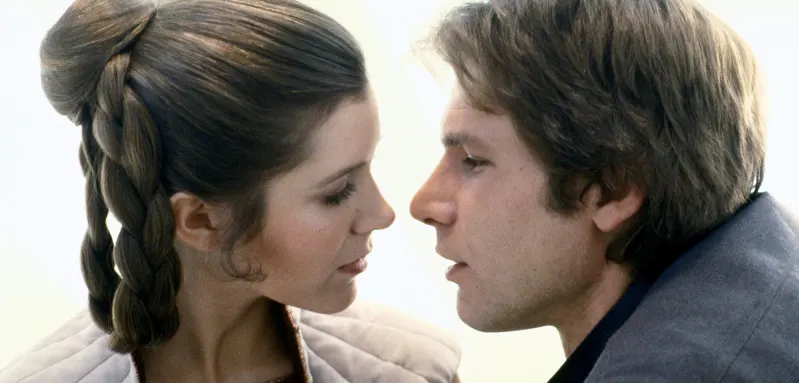 "Princess Leia" and "Han Solo"