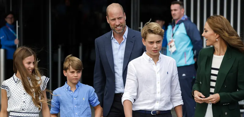 Princess Kate, Prince William, and the children