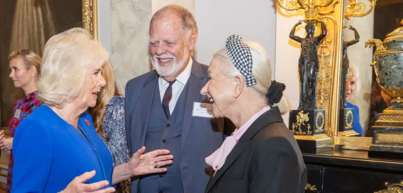 Queen Consort Camilla and Helen Mirren