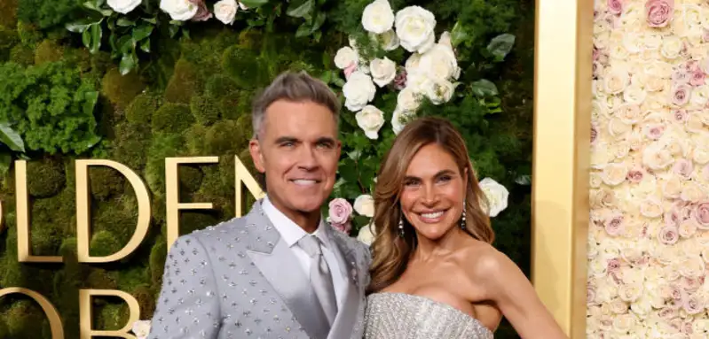 Robbie Williams and Ayda Field