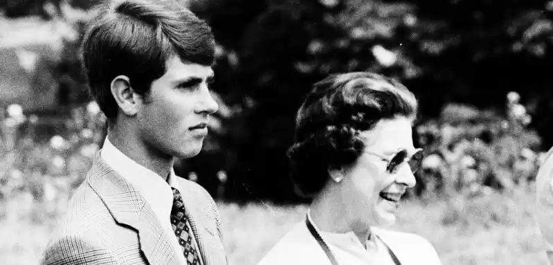 Queen Elizabeth II and Prince Edward