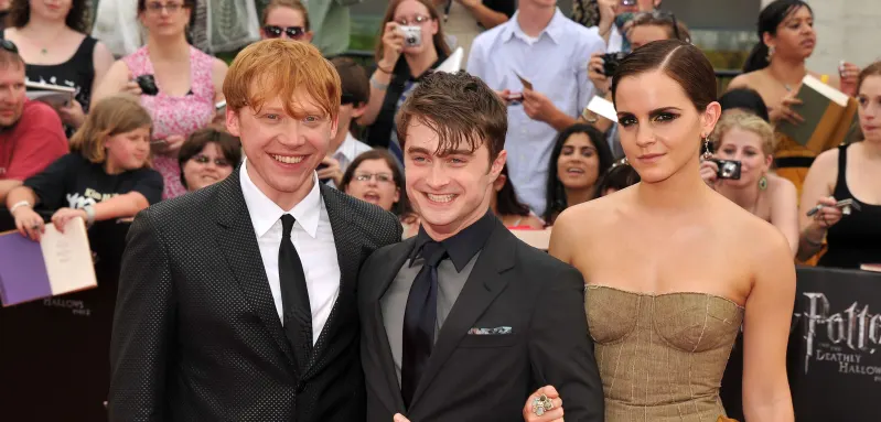 Daniel Radcliffe, Emma Watson y Rupert Grint