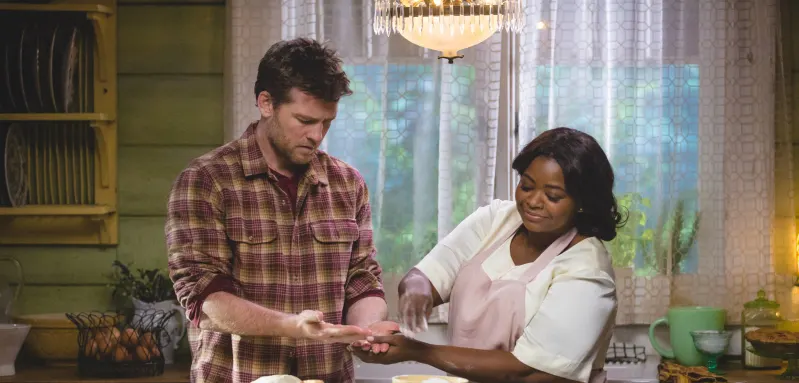 Sam Worthington and Octavia Spencer in 'The Shack'