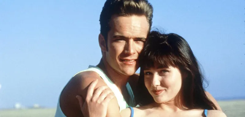 Luke Perry and Shannen Doherty in 'Beverly Hills, 90210'