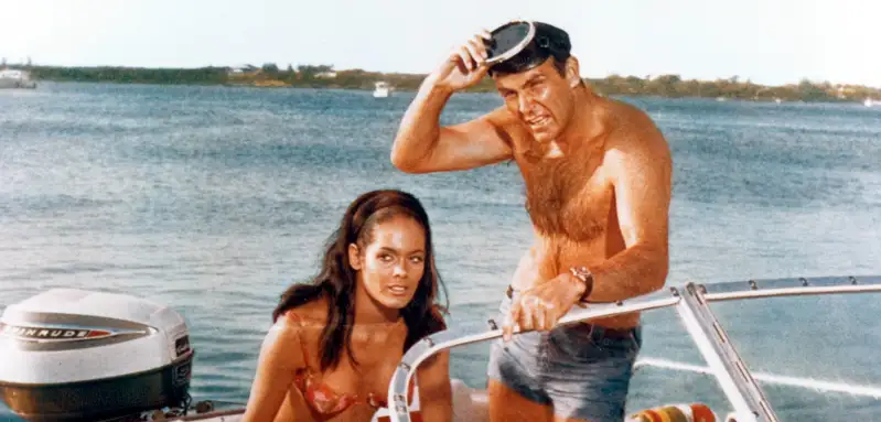 Claudine Auger and Sean Connery in 'Thunderball'