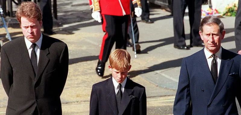 Charles Spencer, Prince Harry and Prince Charles