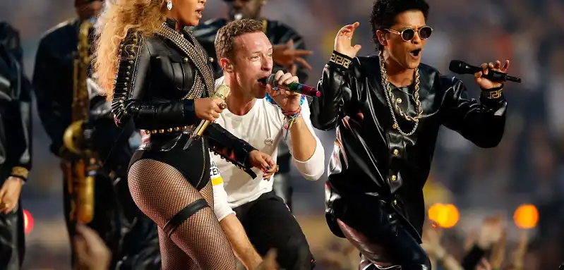 Beyoncé, Coldplay and Bruno Mars 