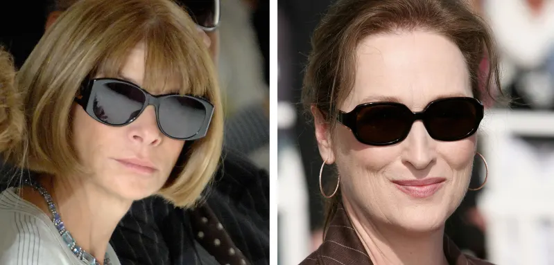 Anna Wintour and Meryl Streep 