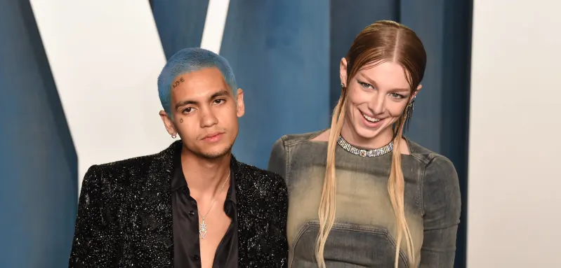 Hunter Schafer and Dominic Fike