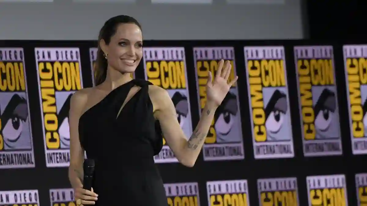 Angelina Jolie at the 2019 Comic Con in San Diego.