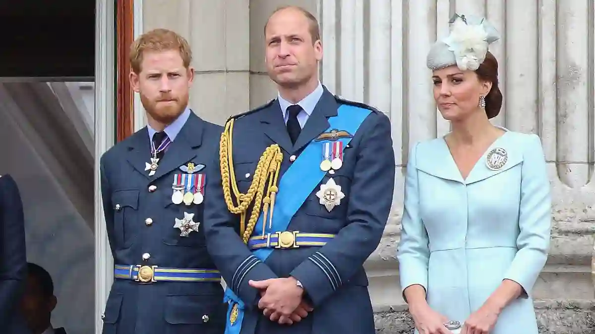Duchess Catherine, Prince Harry and Prince William