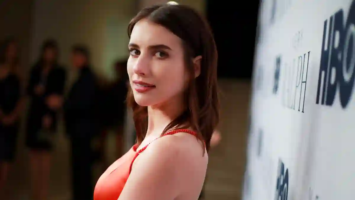 Emma Roberts attends the premiere of HBO Documentary Film "Very Ralph".