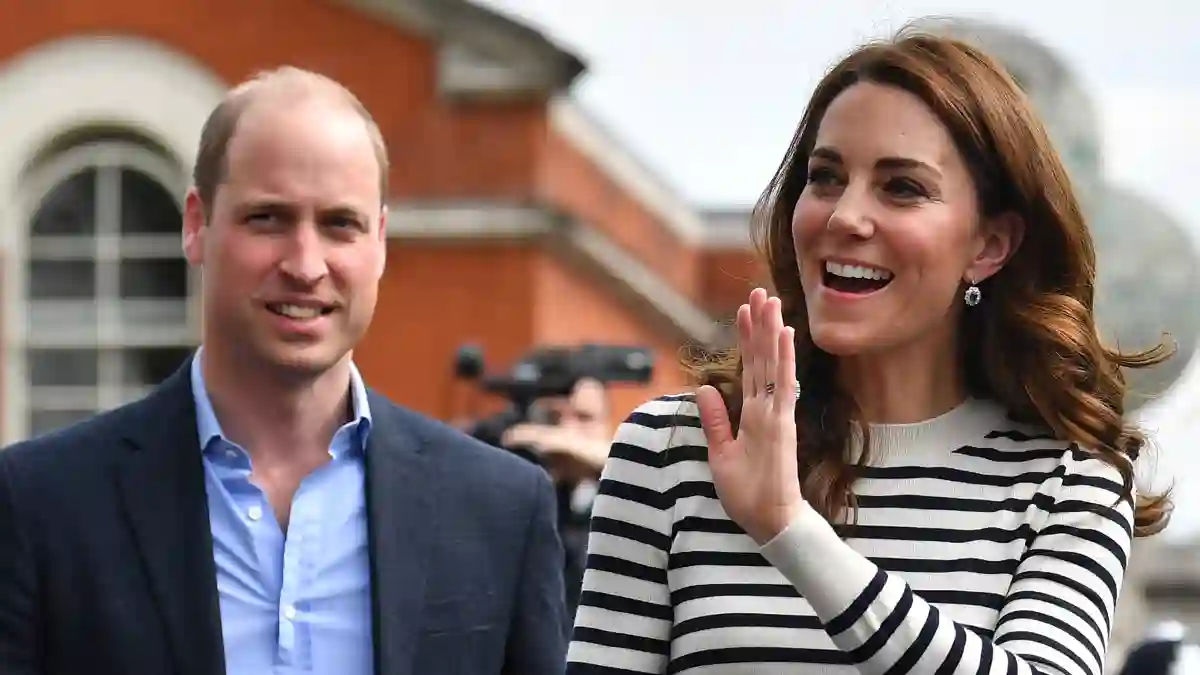 Prince William and Kate Middleton at a public event