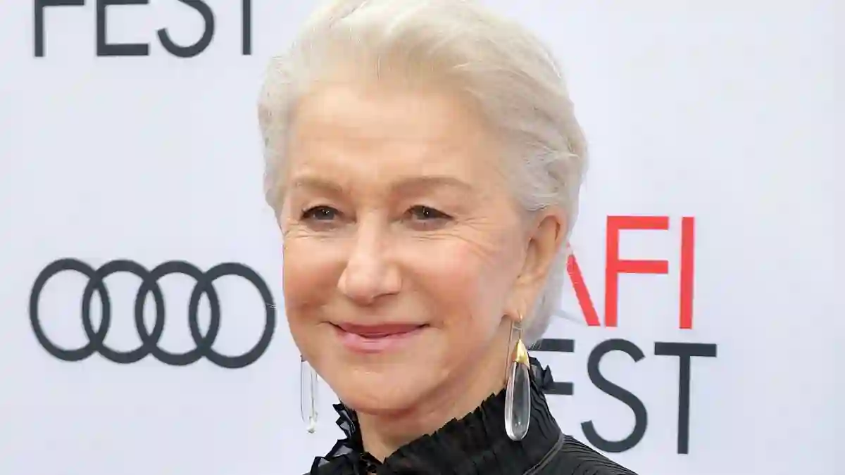 Helen Mirren on the red carpet at the AFI Fest in 2017.