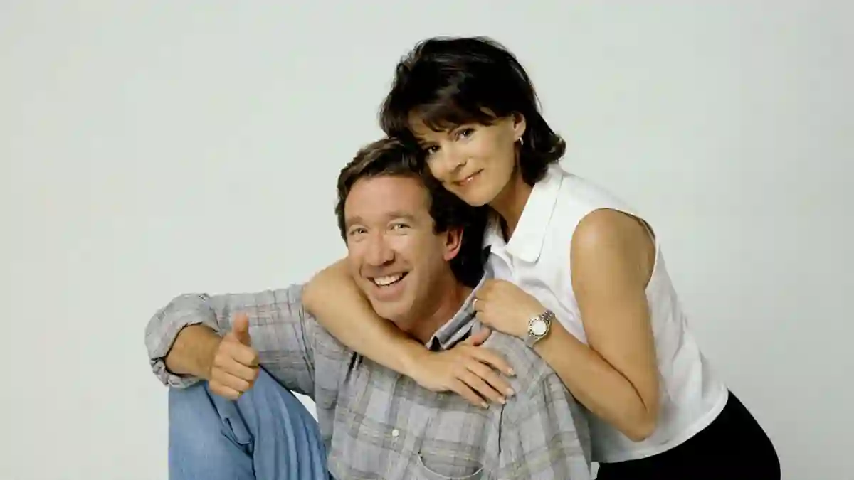 Tim Allen and Patricia Richardson in "Home Improvement"