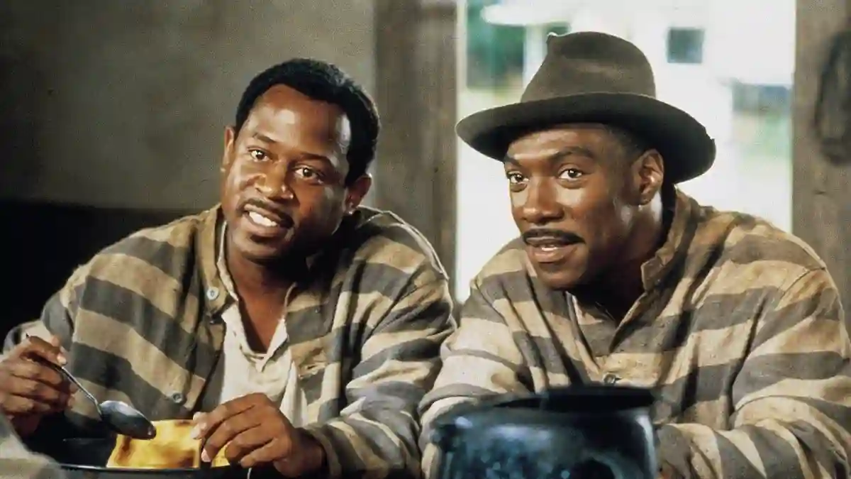 Martin Lawrence &amp; Eddie Murphy Personajes: Claude Banks &amp; Rayford Gibson Película: Life (1999)