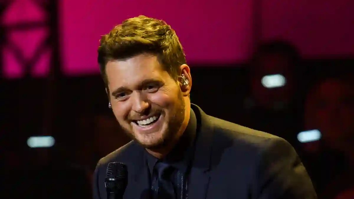 Michael Bublé performs live on stage during the Telekom Street Gigs at Wappenhalle on December 4, 2018 in Munich, Germany