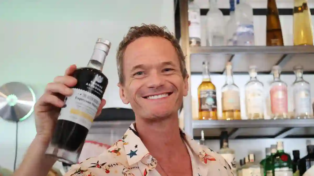 Neil Patrick Harris serves his specialty cocktail, an espresso martini at Sunset Harbor Resort and Marina in East Hampto
