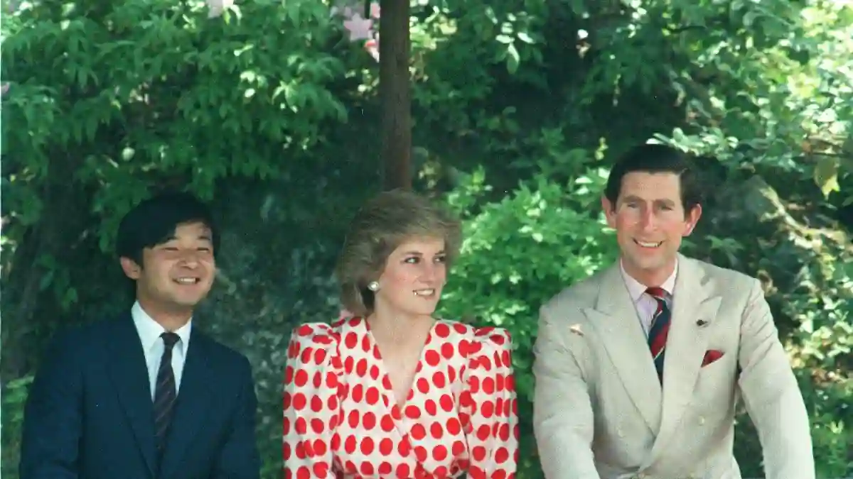 Princess Diana and Prince Charles in Japan