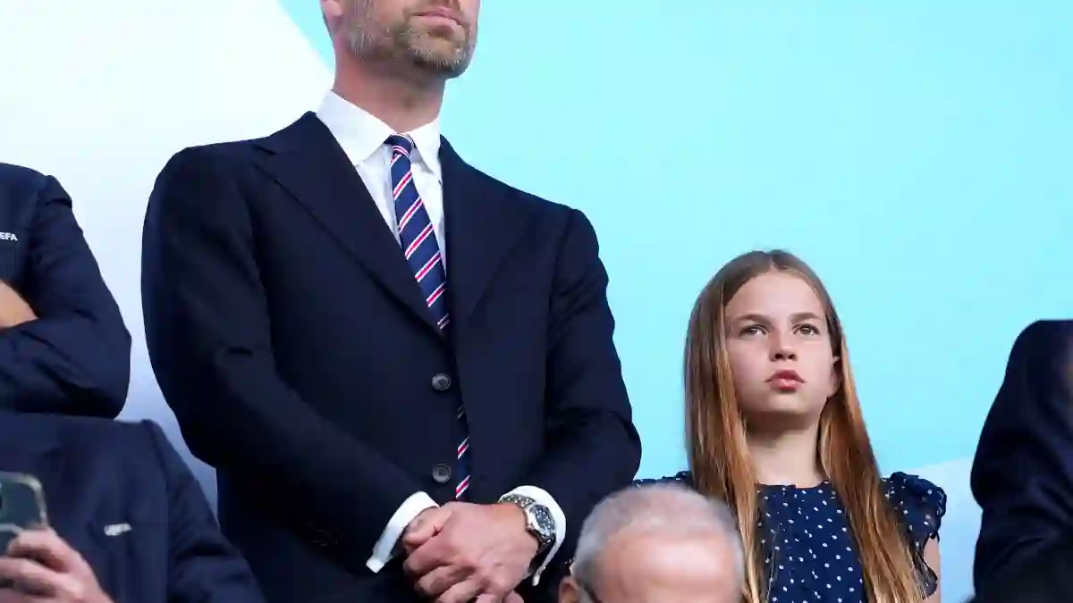 prince william princess charlotte women's em final 2025