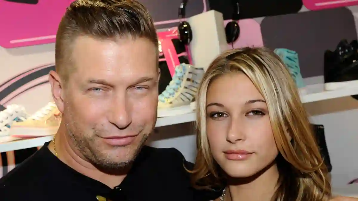 Stephen Baldwin and his daughter, actress and dancer Hailey Baldwin, appear at the Pastry booth at the MAGIC clothing industry night.