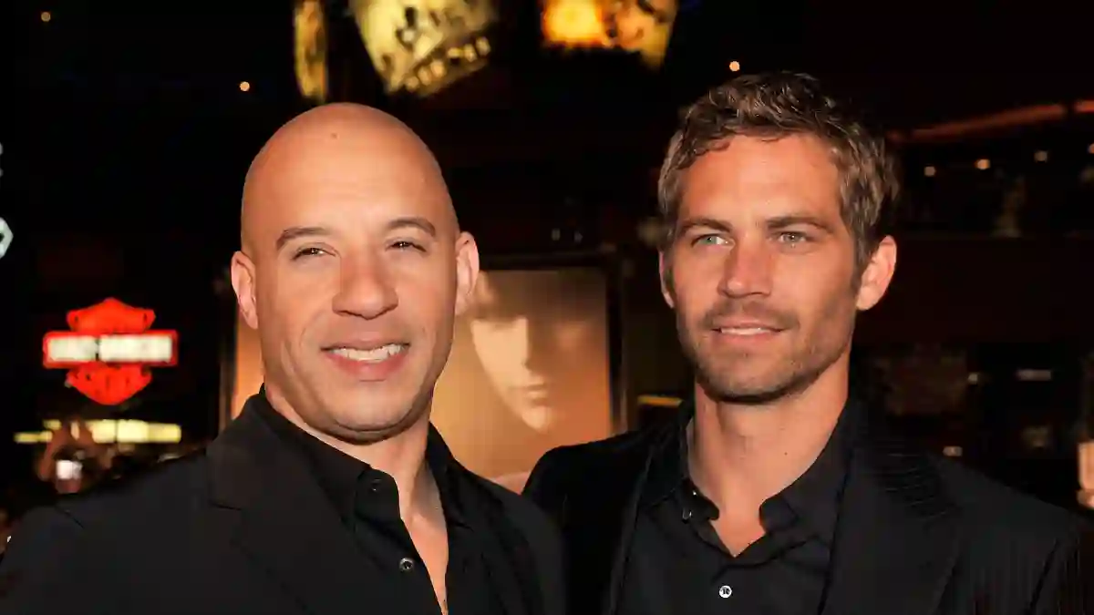 Vin Diesel and Paul Walker arrive at the premiere Universal's "Fast & Furious" held at Universal CityWalk Theaters
