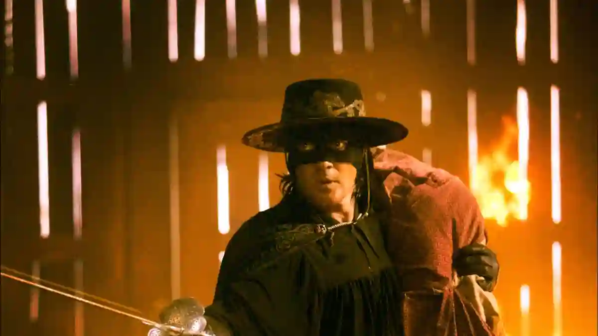 Antonio Banderas en 'La leyenda del Zorro' 2005.