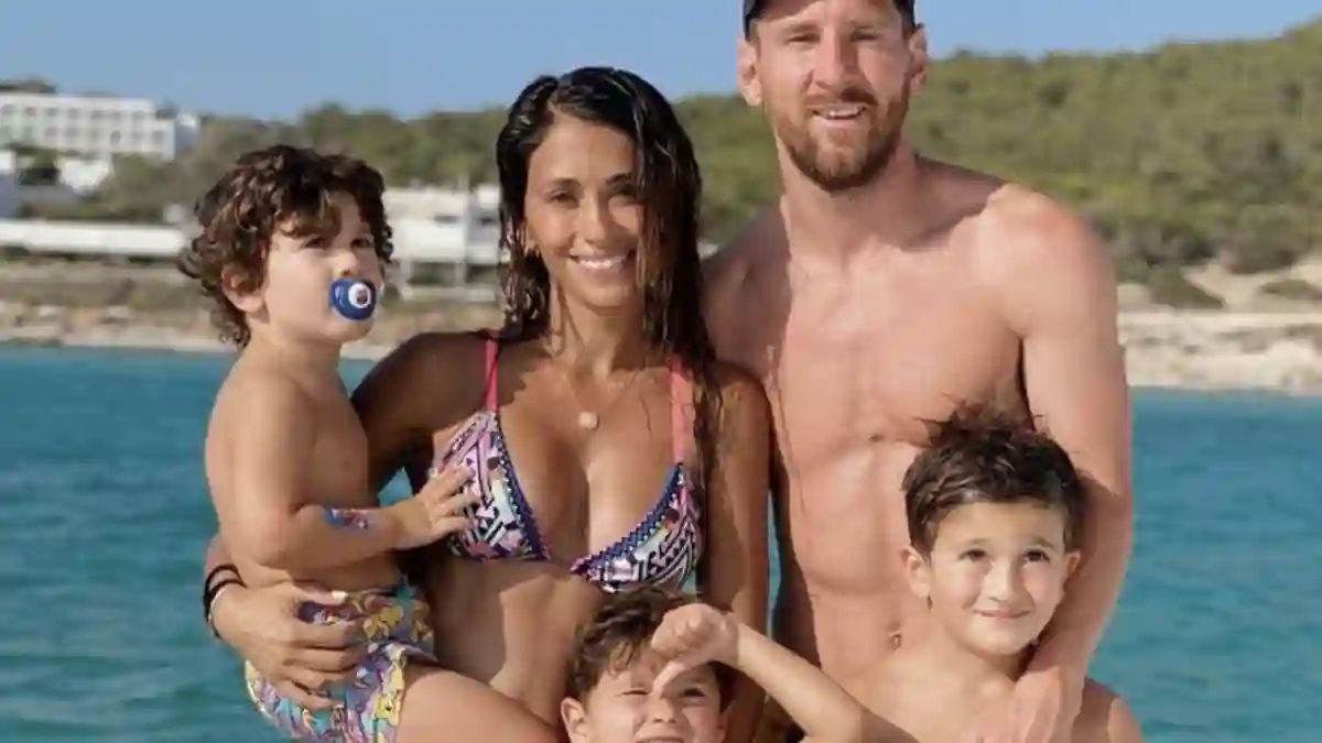 Lionel Messi, Antonella Roccuzzo e hijos