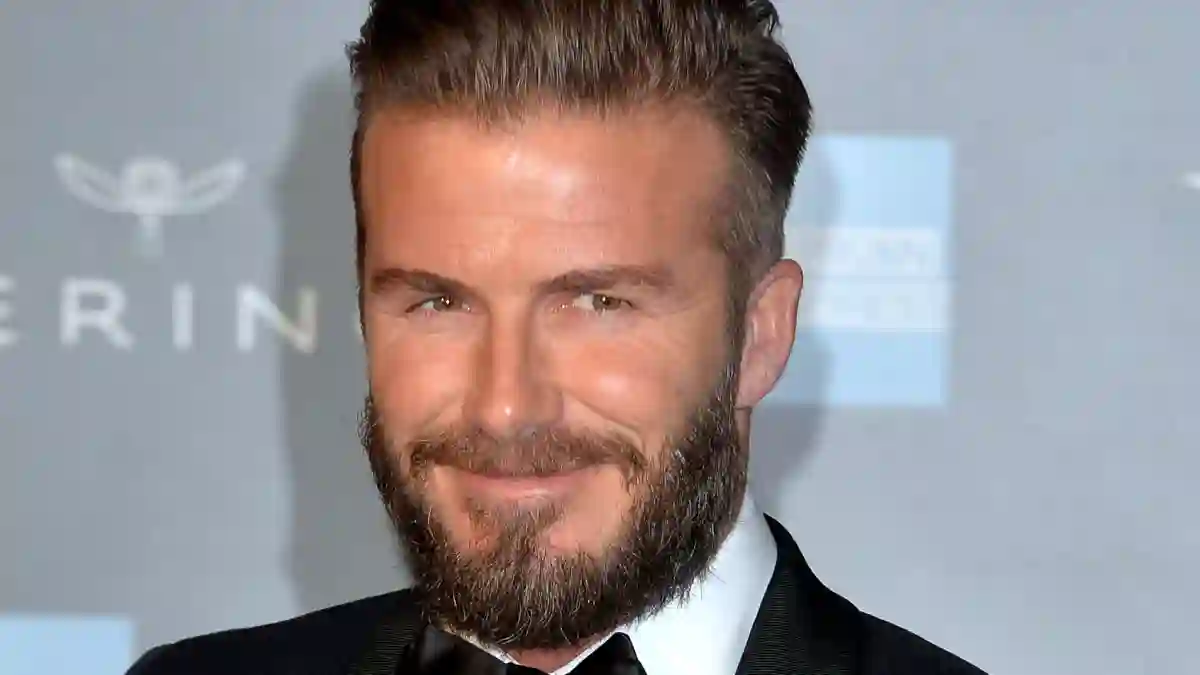 David Beckham 2015 con toda la barba