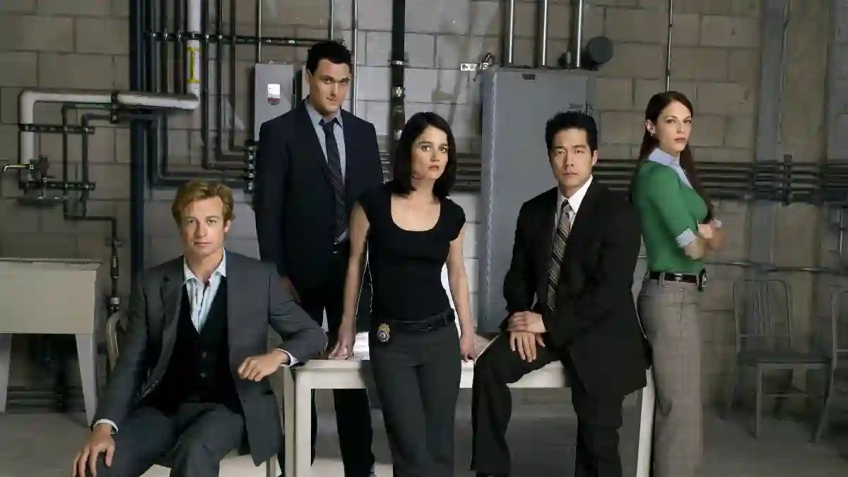 The cast of the series 'The Mentalist'.