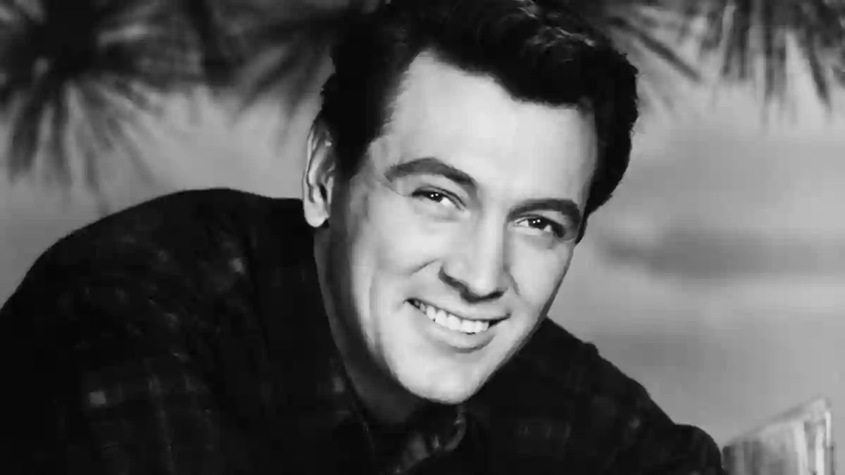 Rock Hudson in a promotional image from the movie 'All That Heaven Allows'.