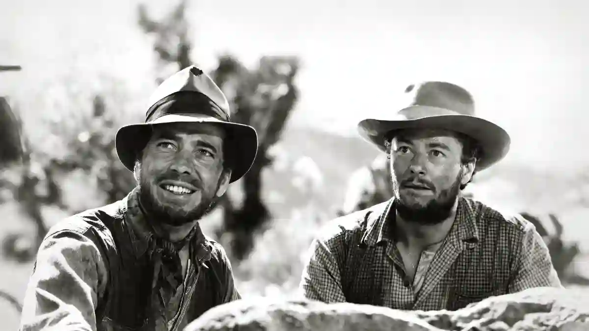 Humphrey Bogart y Tim Holt en 'El tesoro de Sierra Madre' 1948.