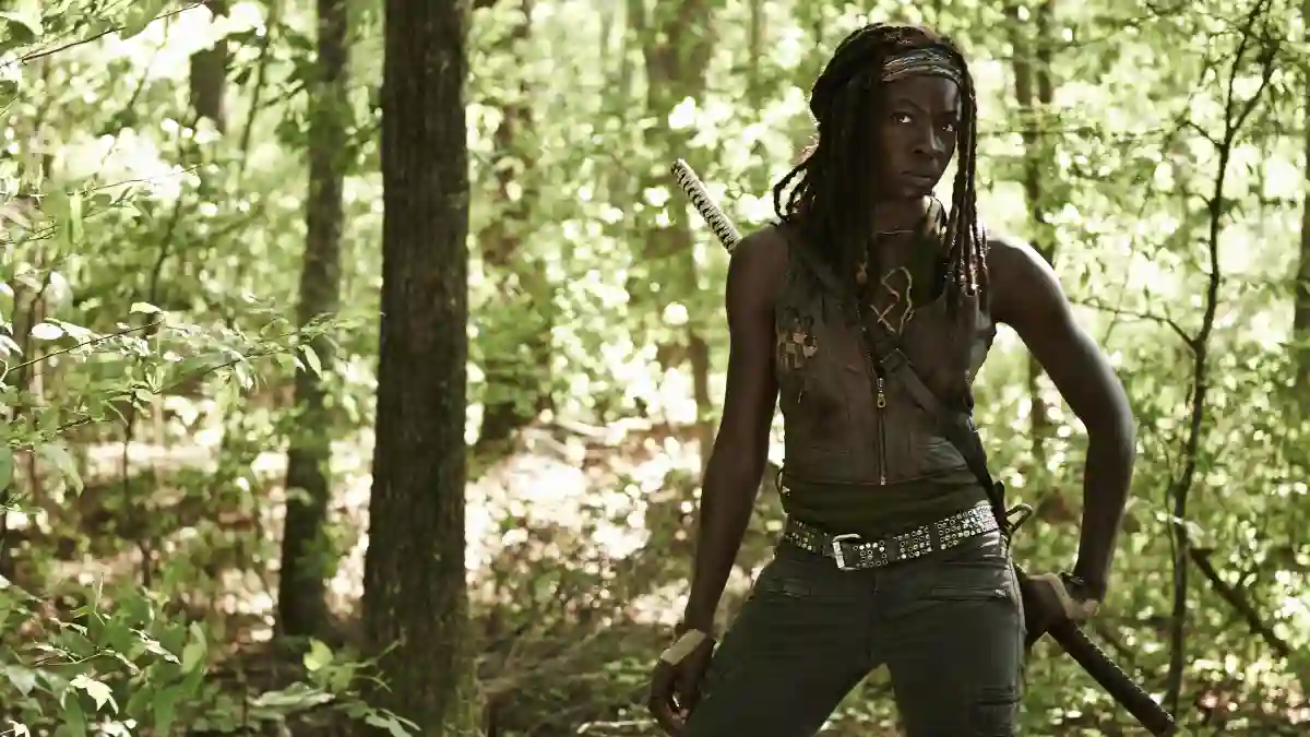 Michonne Danai Gurira The Walking Dead Season 4 _ Gallery Photo Credit Frank Ockenfels 3 AM