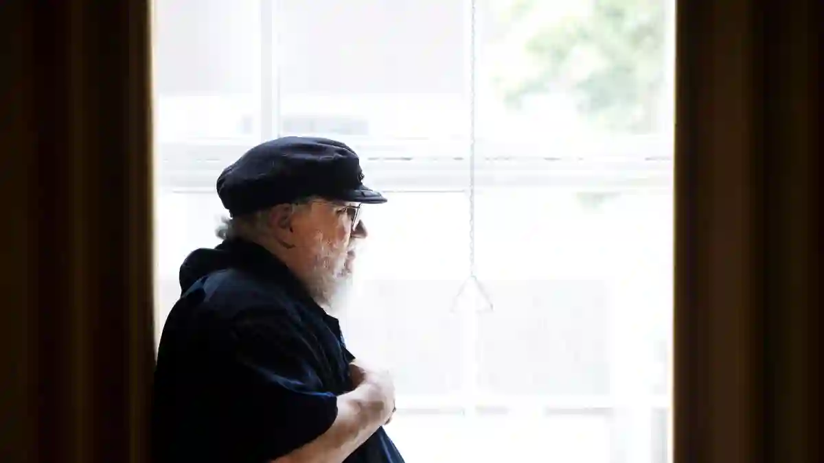 STOCKHOLM 2015-06-23 Författaren George R.R. Martin fotograferas i Stockholm pa tisdagen. Martin är skaparen av romanser