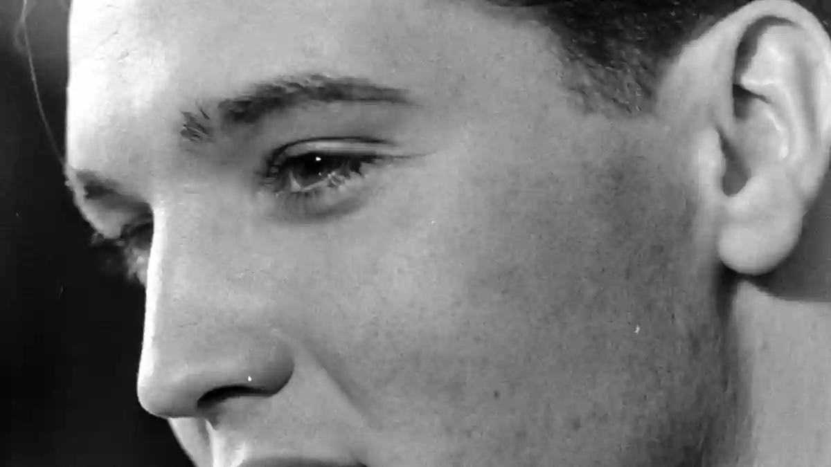 Close-up of Elvis Presley during his return from army service, United States, 1960.Al Fenn/The LIF